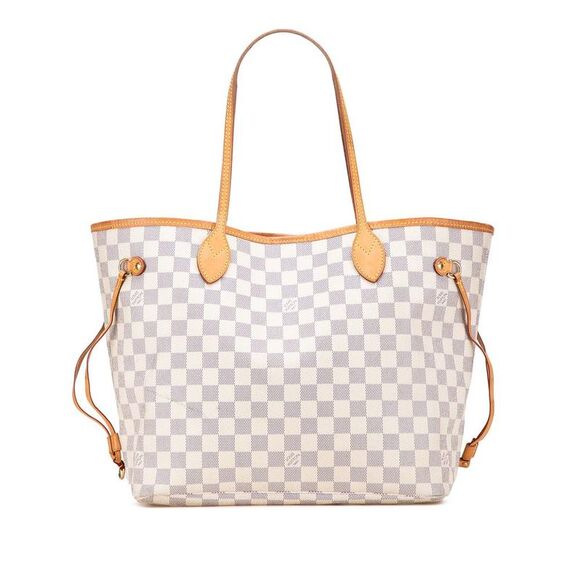 Pre Loved louis vuitton Women White Tote Bags - Picture 1 of 8